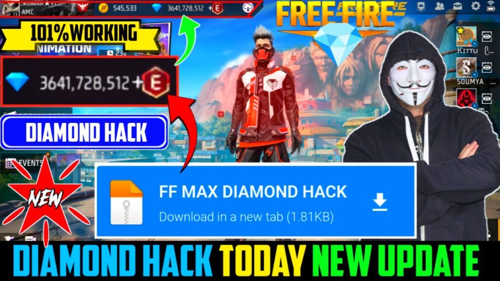 Free Fire diamond hack download 2025